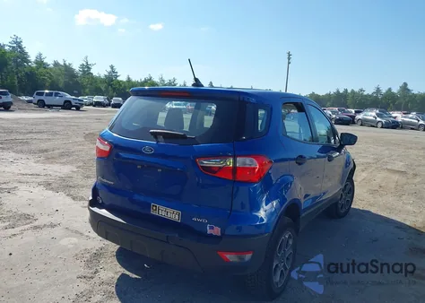 2021 Ford Ecosport S z USA, uszkodzony, nr VIN MAJ6S3FL4MC419759